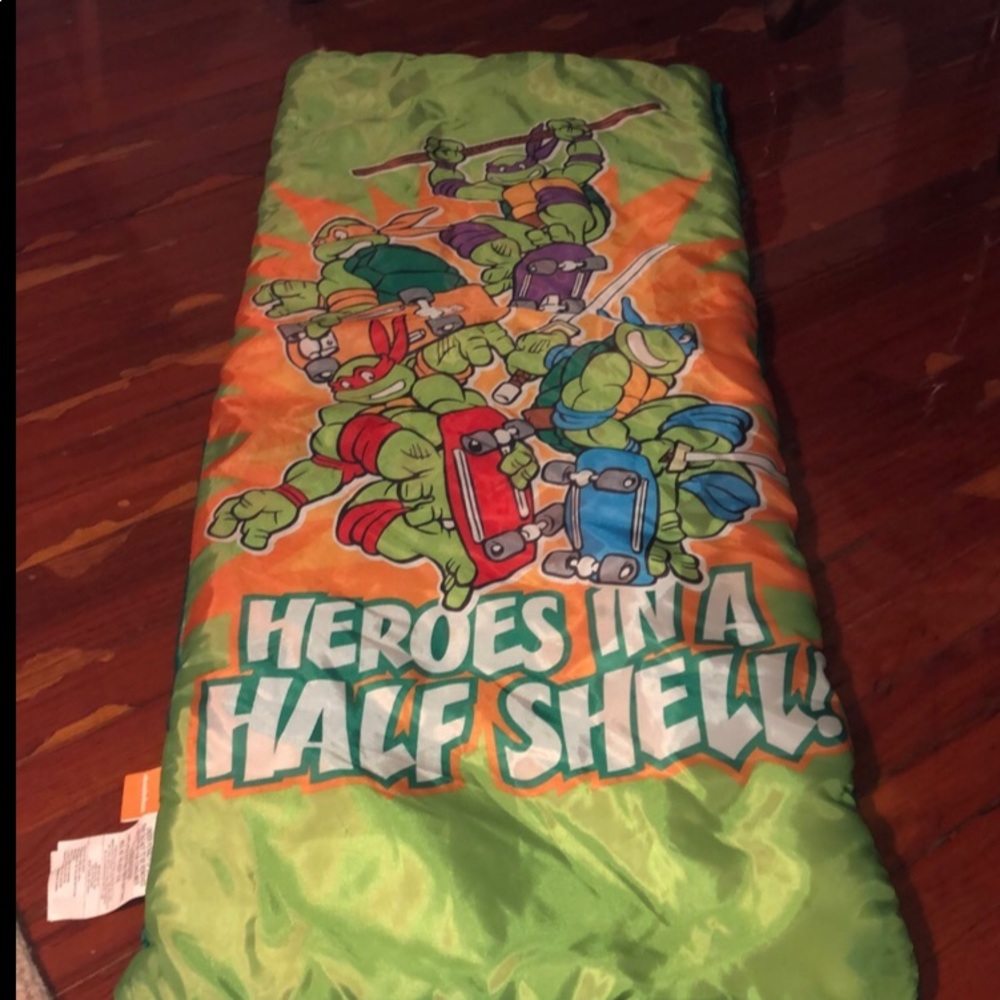 Mutan ninja turtle kid sleeping bag 2014